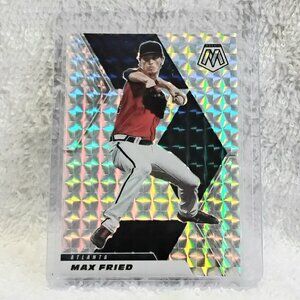 3/$25 Mint 2021 Mosaic Max Fried Silver Prizm MLB Card 124!!